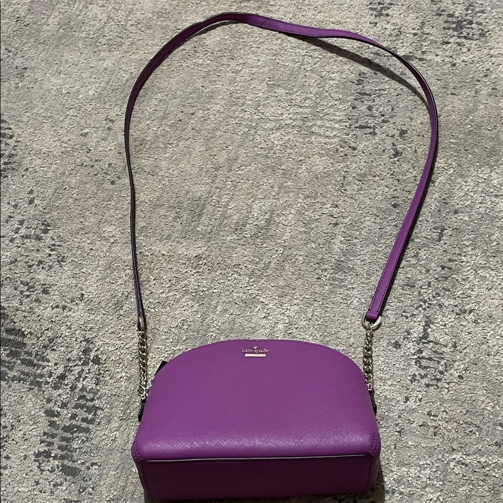 Kate Spade Vibrant Irisbloom Purple Crossbody Bag